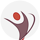 A drawing of a person with their arms outstretched in a circle.