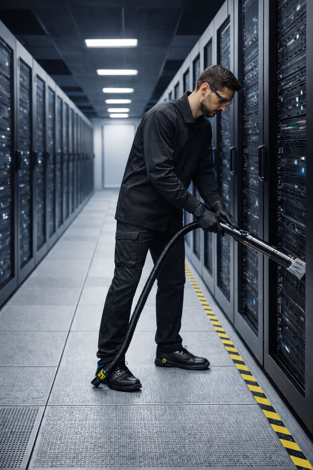 Mission-Critical Cleaning Protocols – North Atlanta Data Center