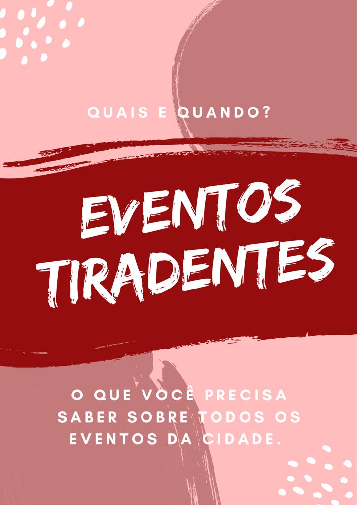 Um cartaz que diz eventos tiradentes