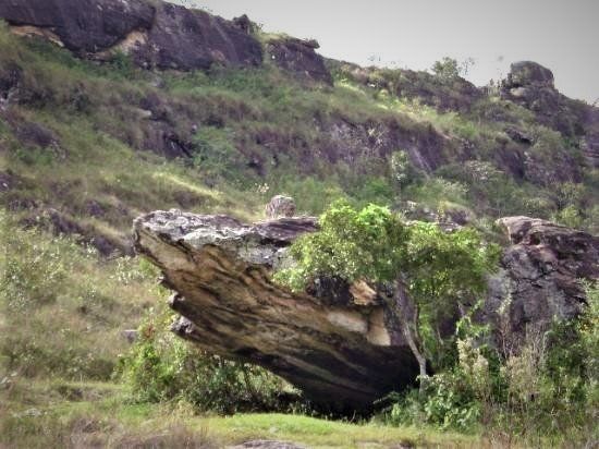 Formação rochosa Serra de São José em Tiradentes - MG