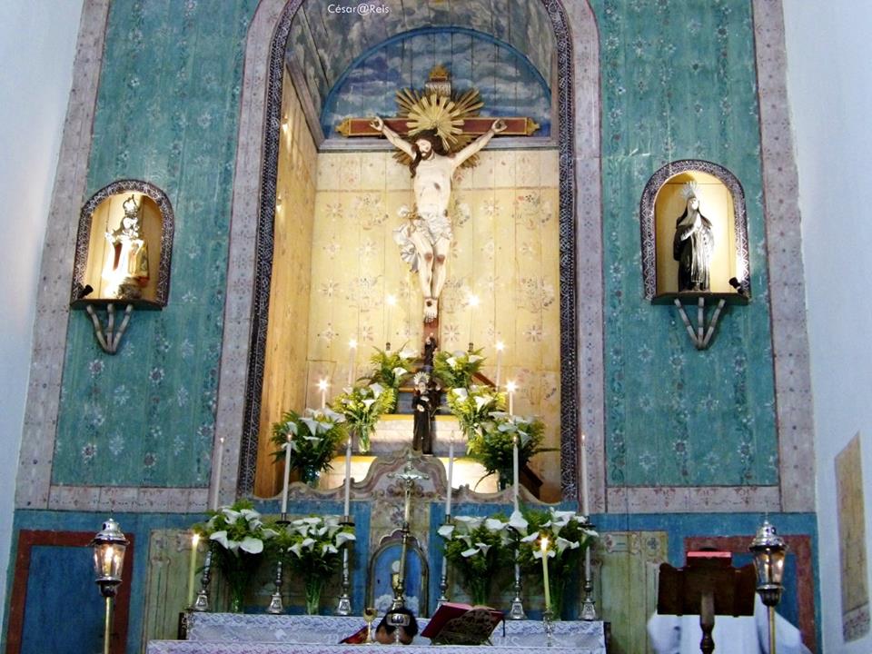 Interior Capela Bom Jesus da Pobreza em Tiradentes - MG