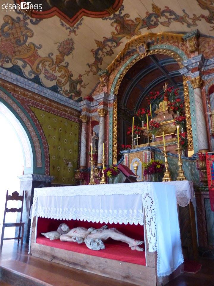 Interior da Igreja de Padre Gaspar em Tiradentes