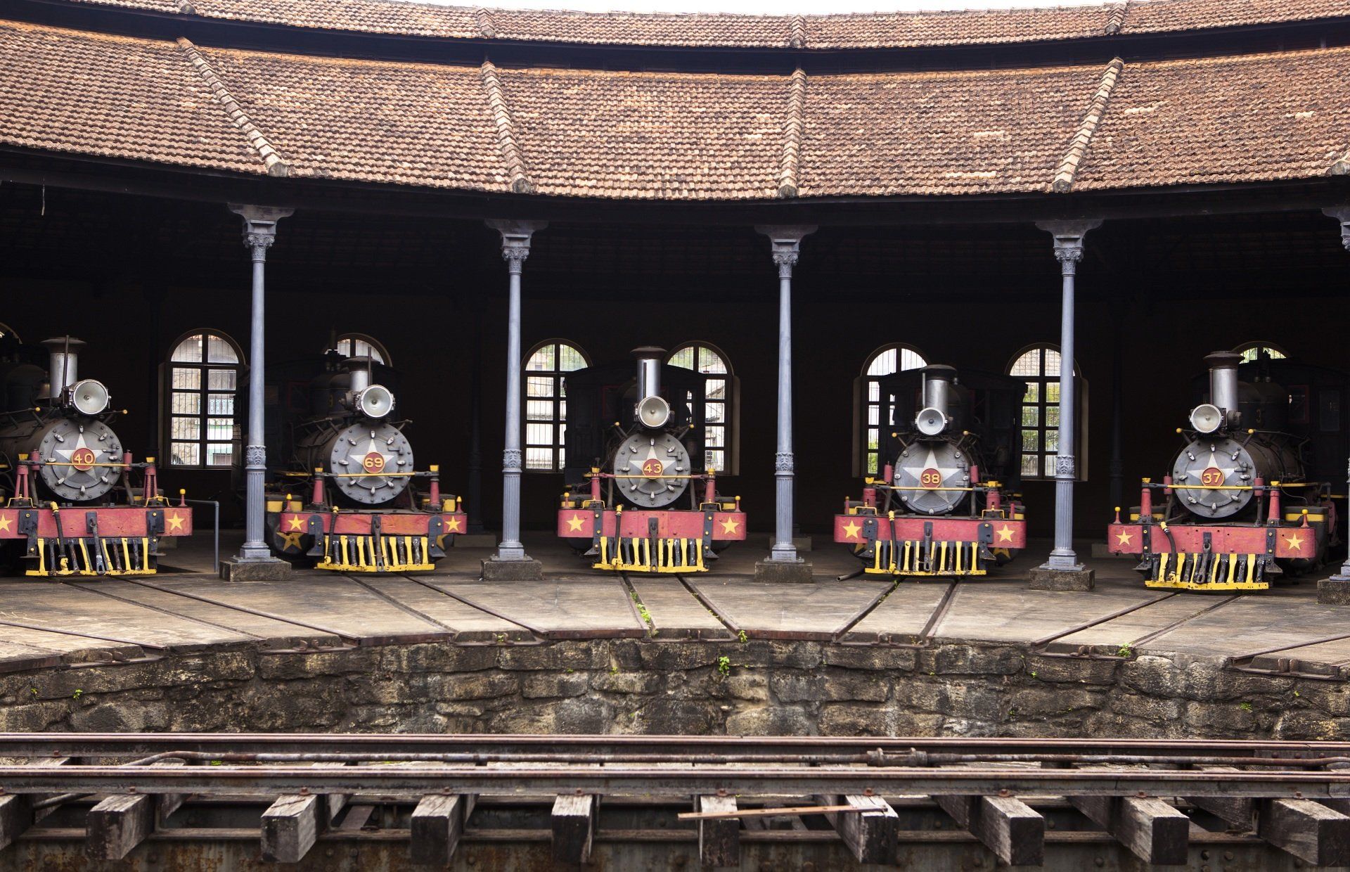 Rotunda estação Trem São João Del Rei