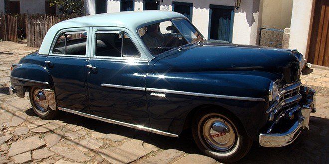 Automóvel clássico restaurado