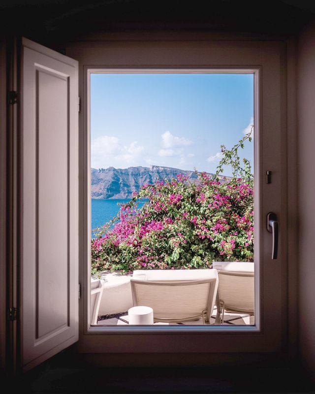 finestra su giardino