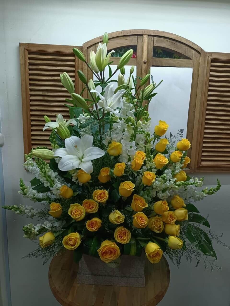 rosas amarillas