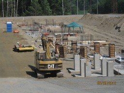 Concrete Foundation - Underground Utilities, Commercial And Industrial Building From Ascutney, Vermont