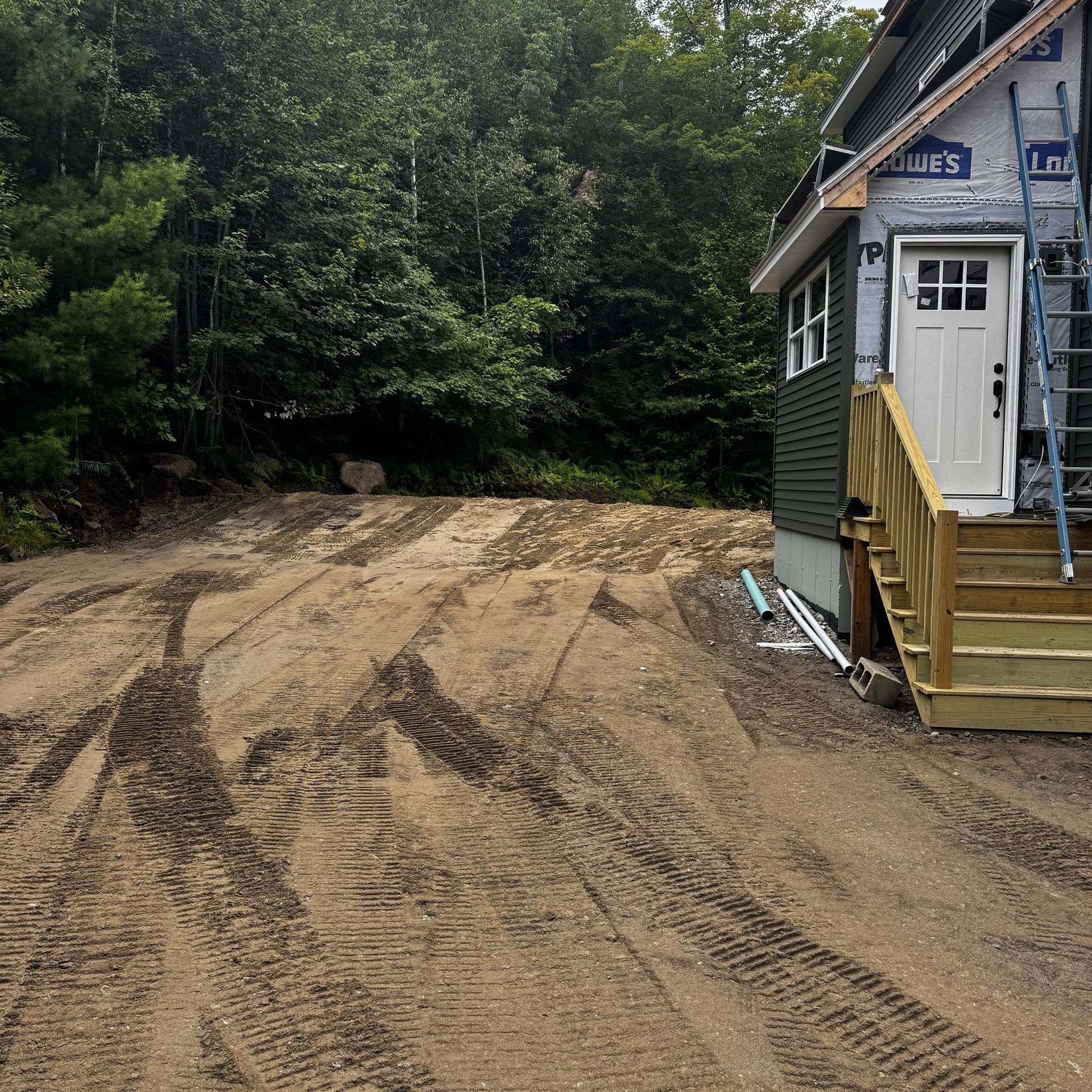 A house with a sign that says tues on it