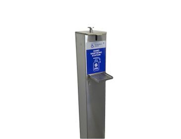 Square Stainless Sanitizer Dispenser