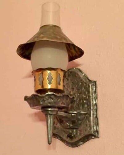 Sconce 2 — Antique Restoration in Old Town Arvada, CO