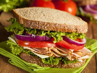 Homemade Turkey Sandwich
