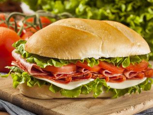 Homemade Italian Sub Sandwich