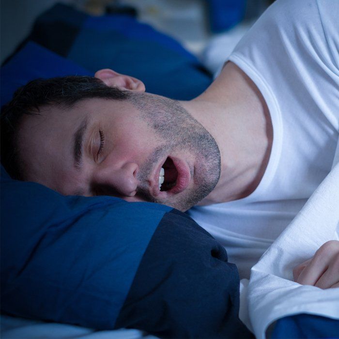 Man sleeping with his mouth open — Ashland and Ruther Glen, VA — Ashland Family Dentistry