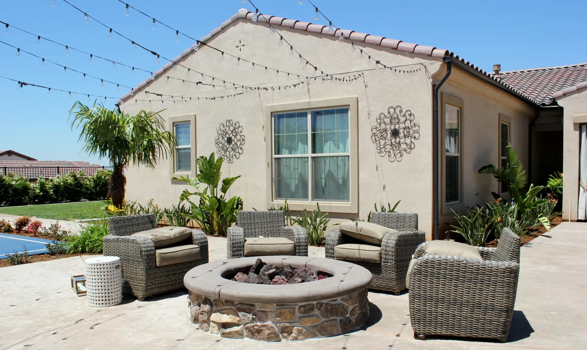 Riverside California backyard patio by Superior Concrete Construction
