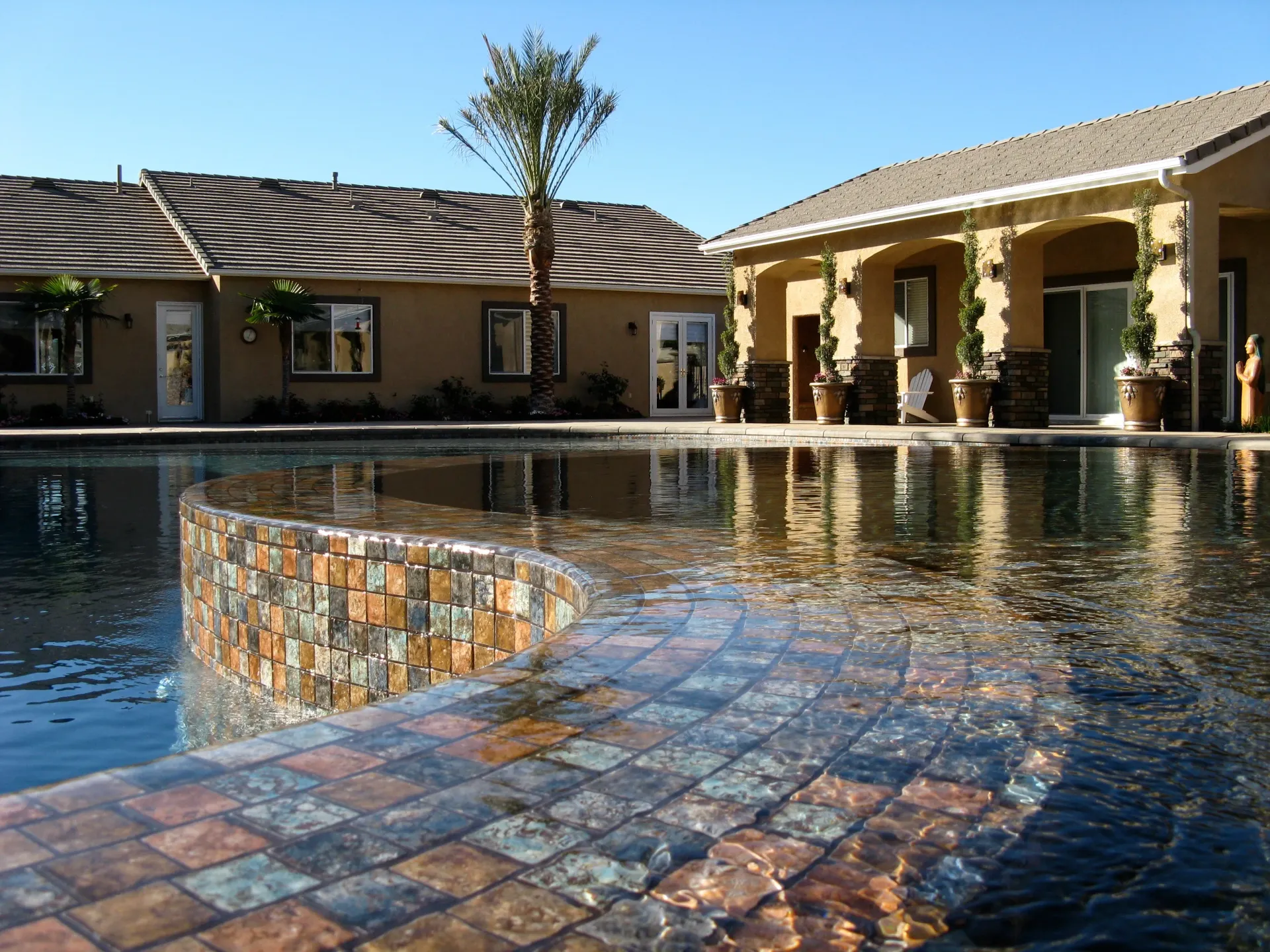 Concrete pool deck craftsmanship in Riverside California