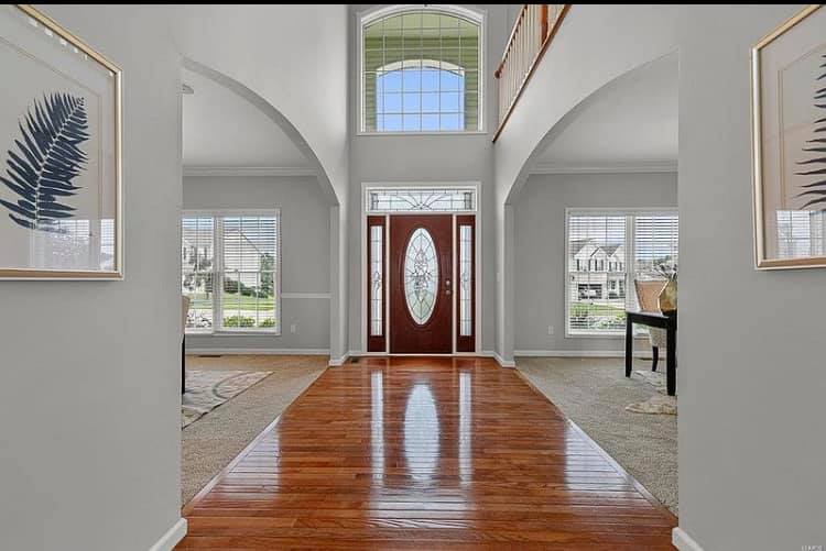 freshly painted home interior