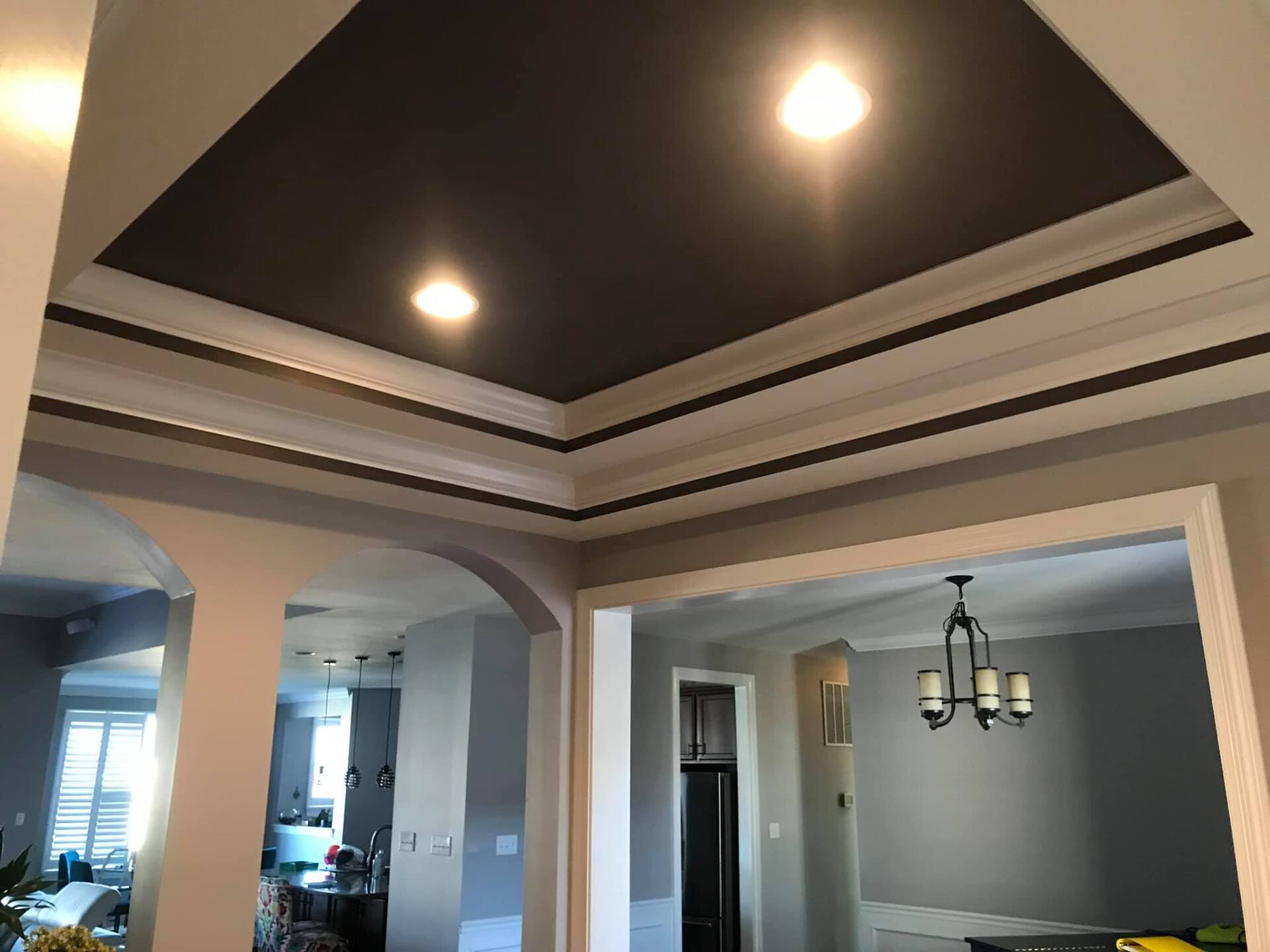 freshly painted home