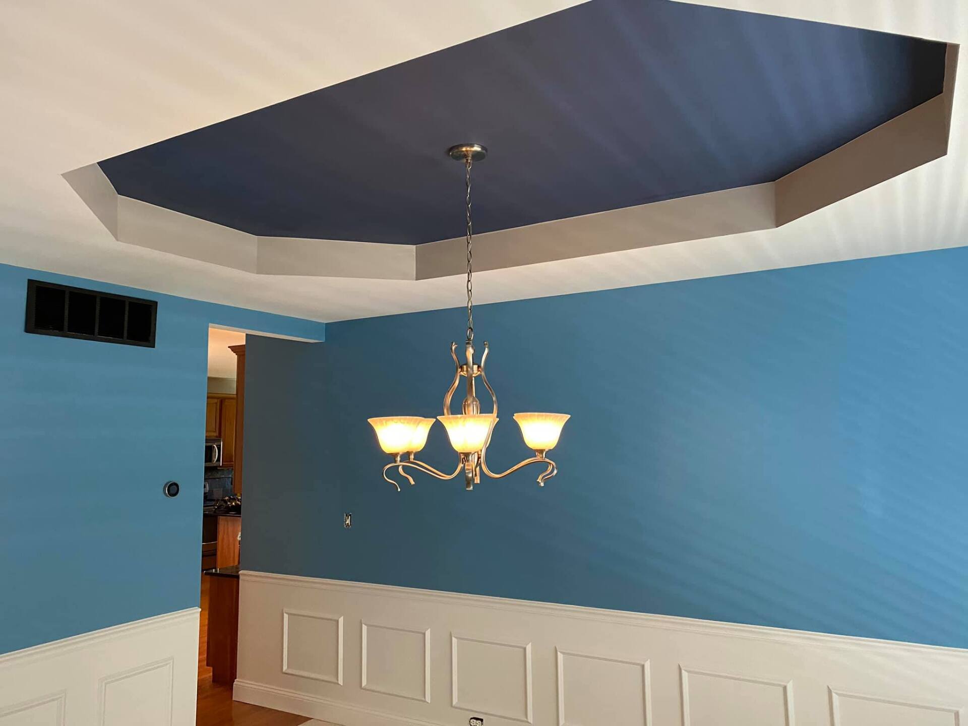 freshly painted home