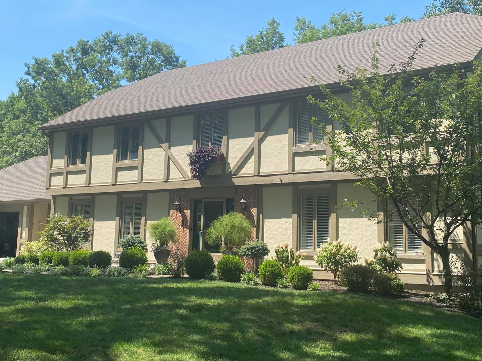 freshly painted home