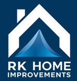 Logo for Jeva Design Studio: A trowel next to turquoise brushstroke with