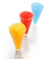 Flavored Slush in a glass mug