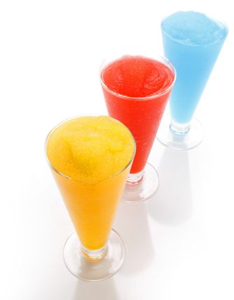 Flavored Slush in a glass mug
