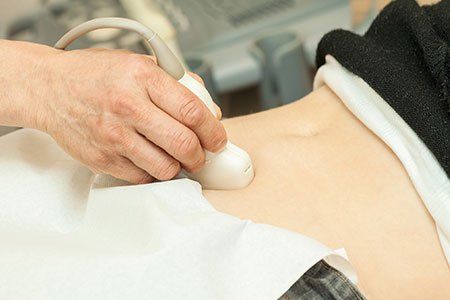 Pregnancy Clinic — Woman Having Ultrasound in Las Vegas, NV