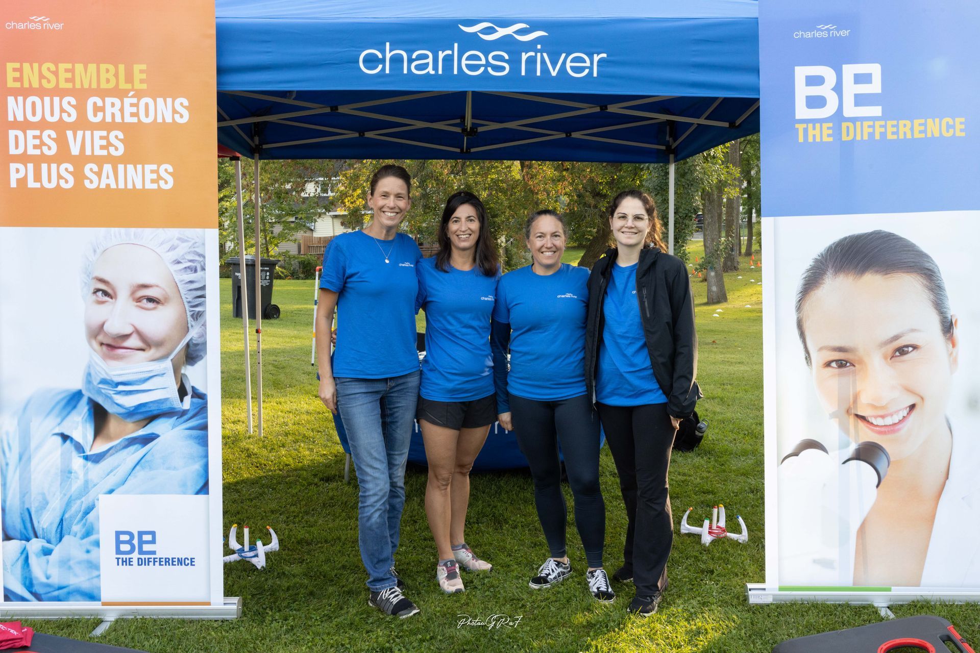 Charles River tent Course pour la Compassion