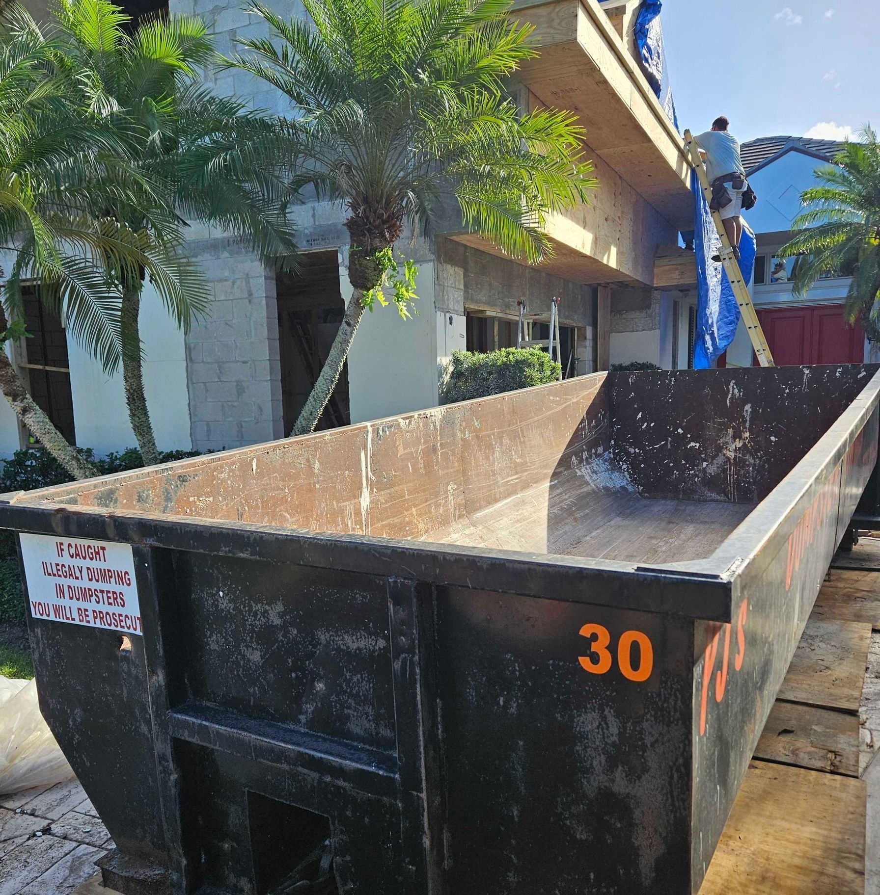 Dumpster Rental — Port St Lucie, FL — PJ Trucking & Land Clearing