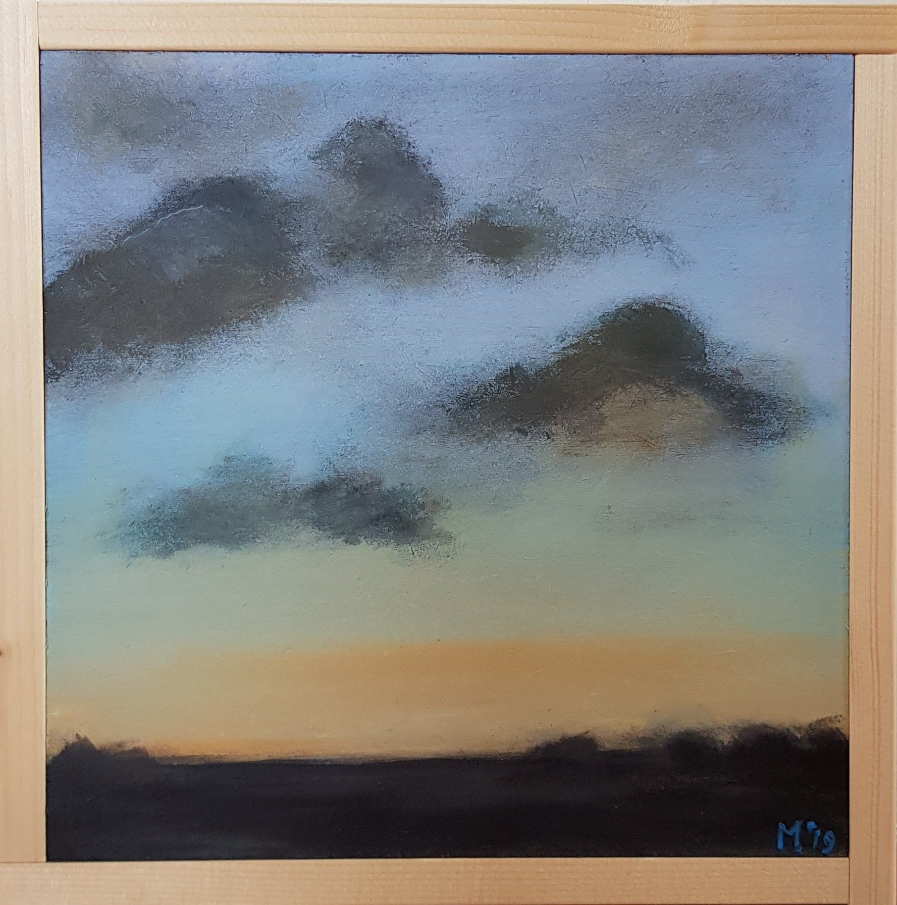 schilderij acryl zomerlucht summer sky