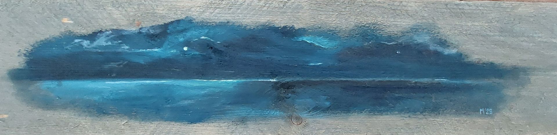 maanlicht op het water waterlandschap met maanlicht