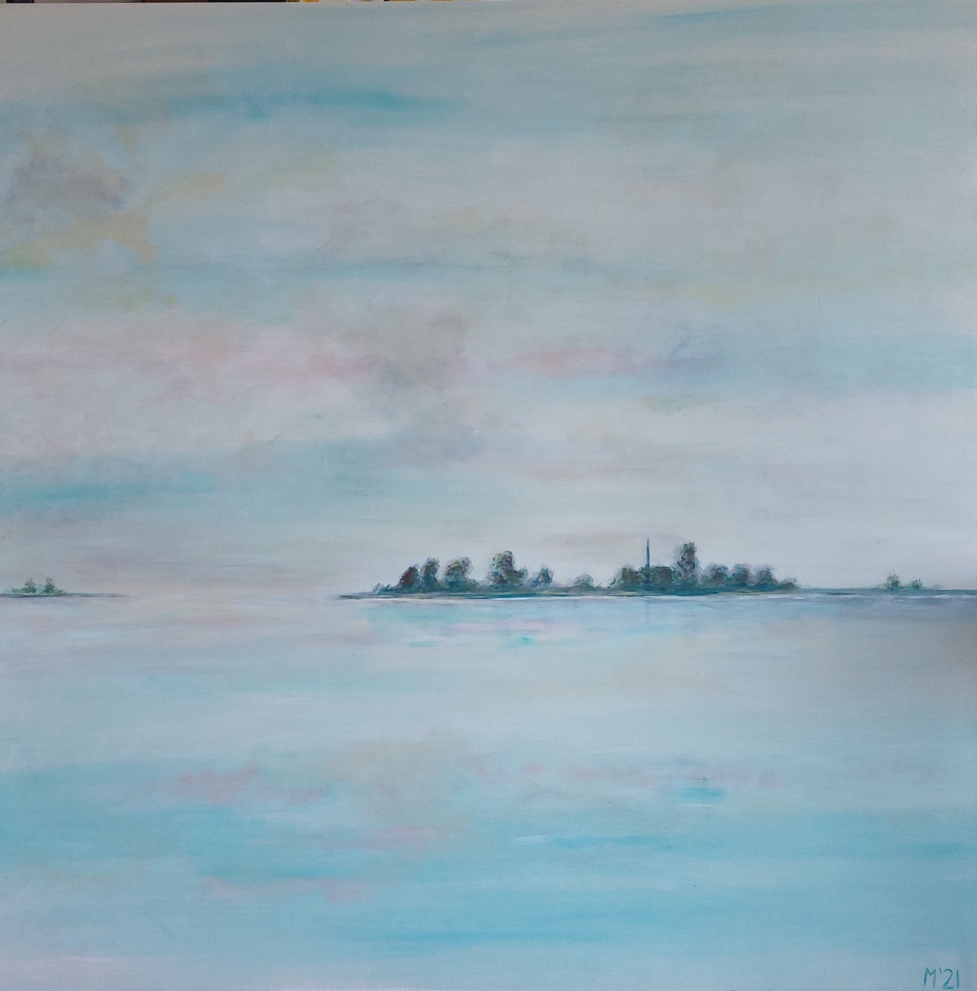 Schilderij Fryske Marren