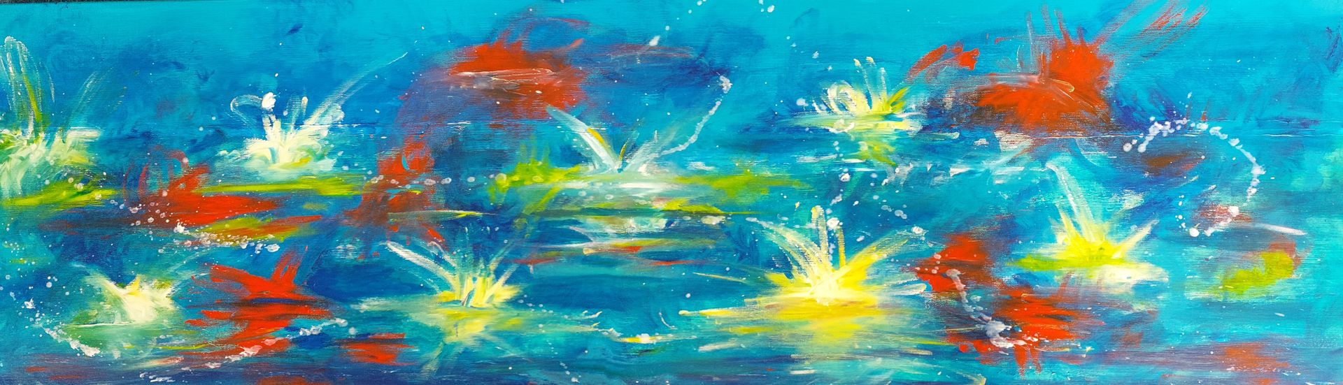 schilderij Waterlilly Rhapsody