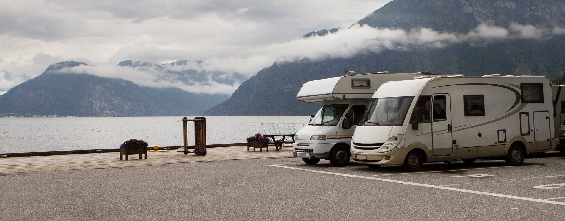 Camper Vans Parked Near A Lake — Pocomoke City, MD — Ken-Do's RV Repair Service