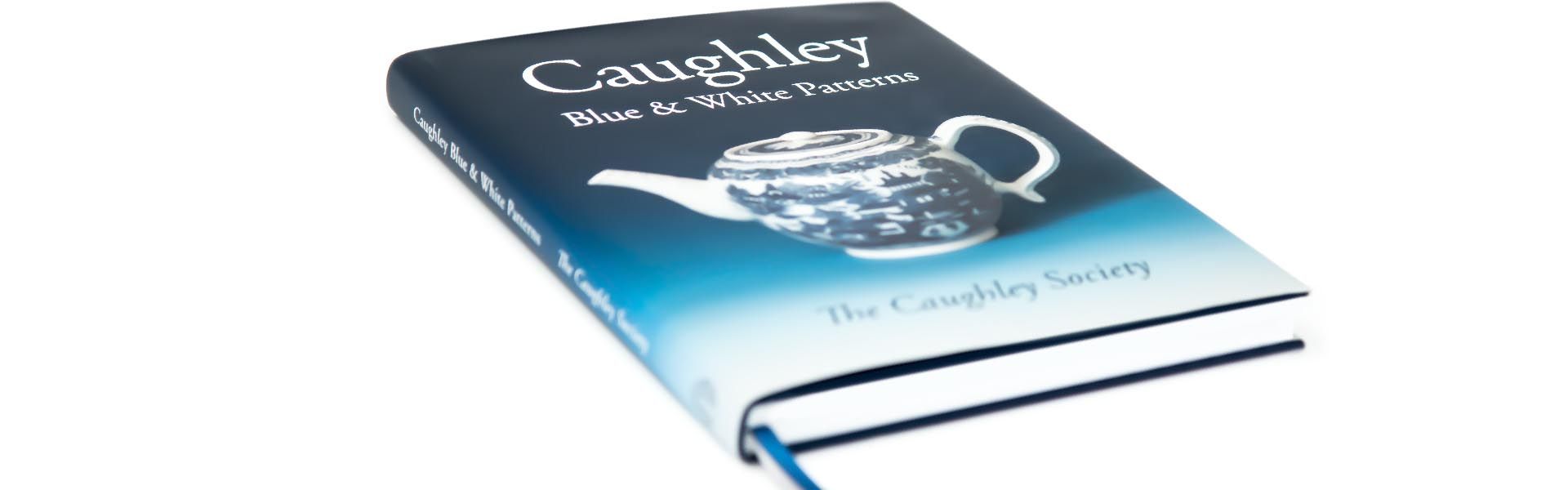 a copy of the caughley blue and white pattern book published  by the caughley society