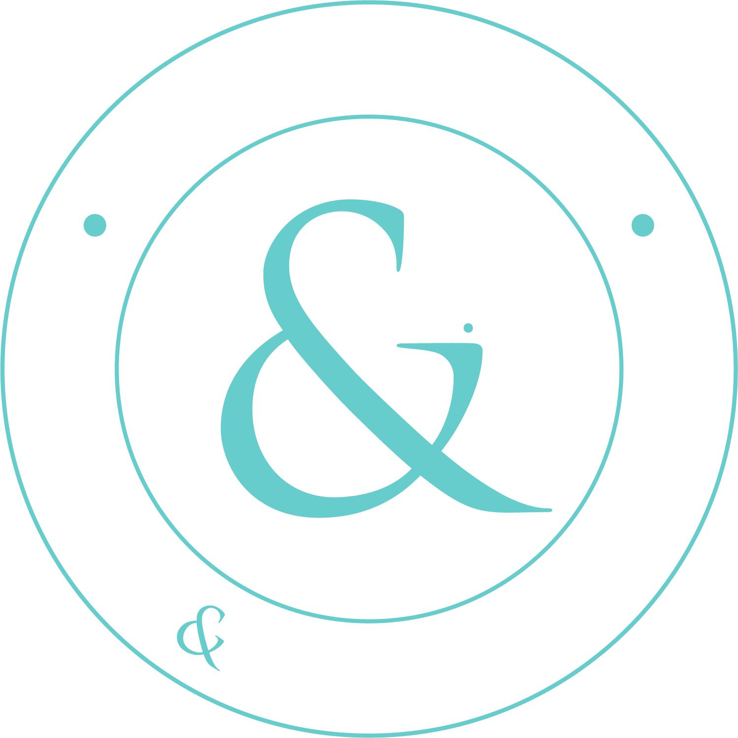 thornhill and co logo a white ampersand with blue letters co. on it.