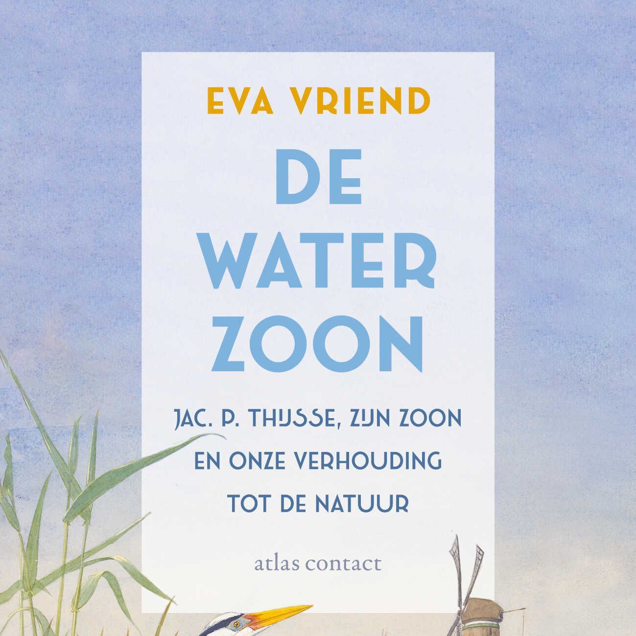 Omslag van De waterzoon, het essay van Eva Vriend voor de Maand van de Geschiedenis 2025