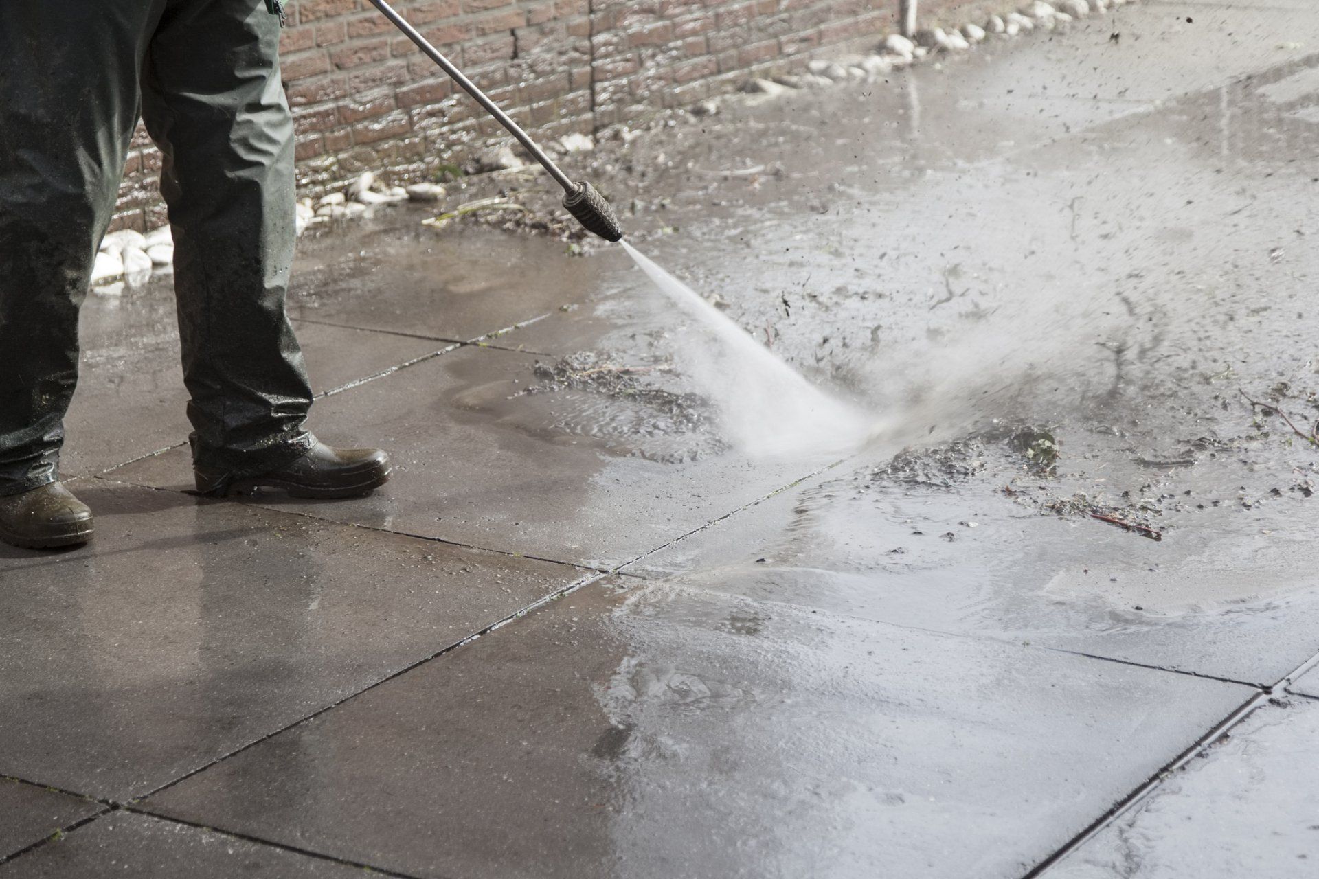 Pressure Washing of Muddy Patio | Marquand, MO| Bare Metal Sandblasting