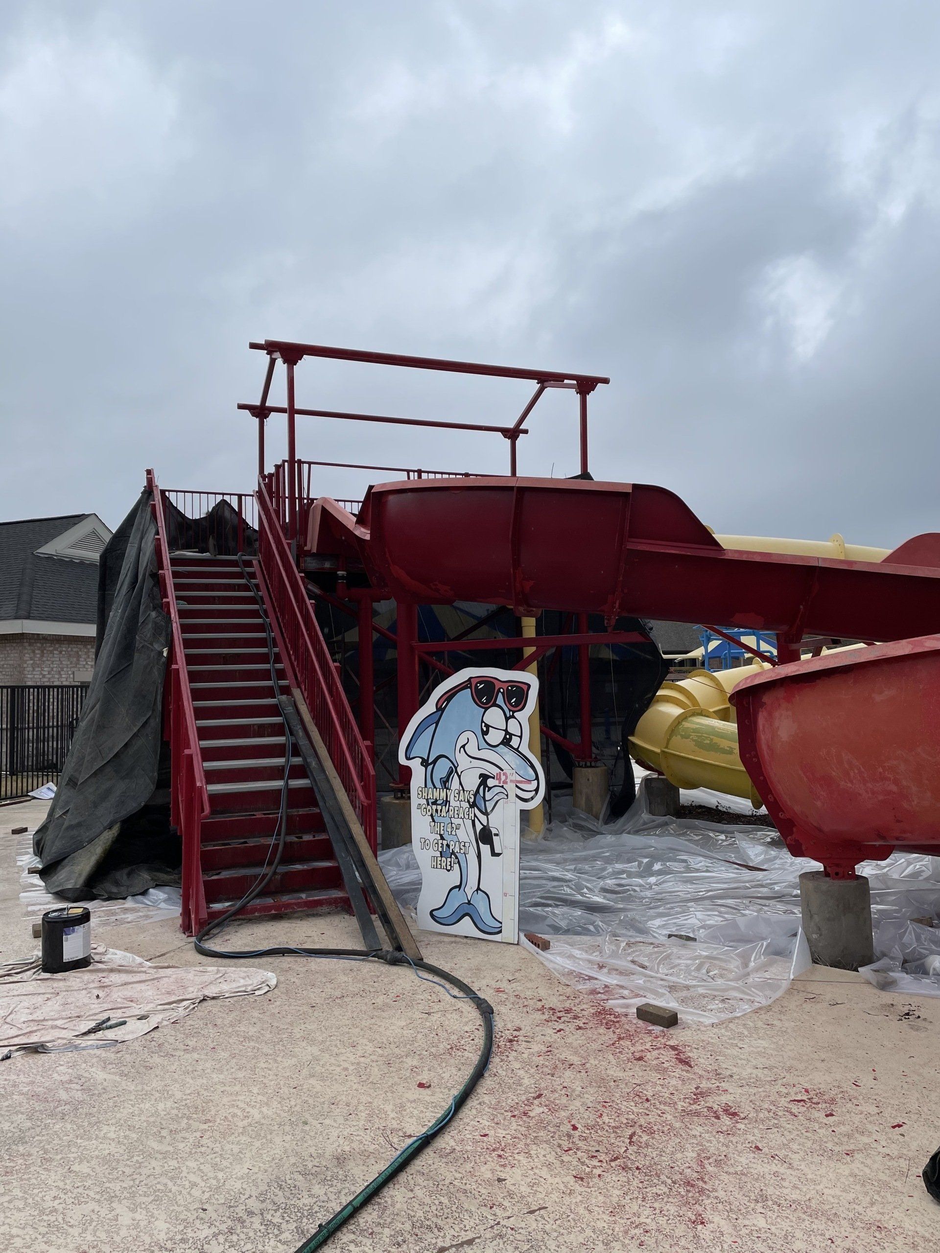 Playground Slide Stair | Marquand, MO| Bare Metal Sandblasting