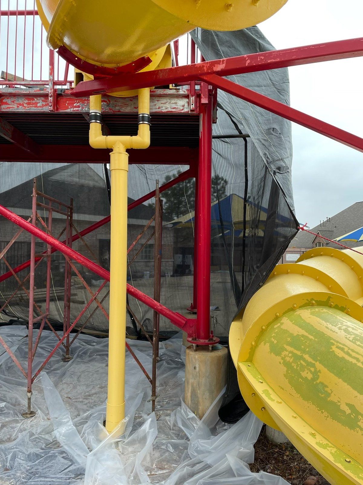 Newly Painted Playground | Marquand, MO| Bare Metal Sandblasting