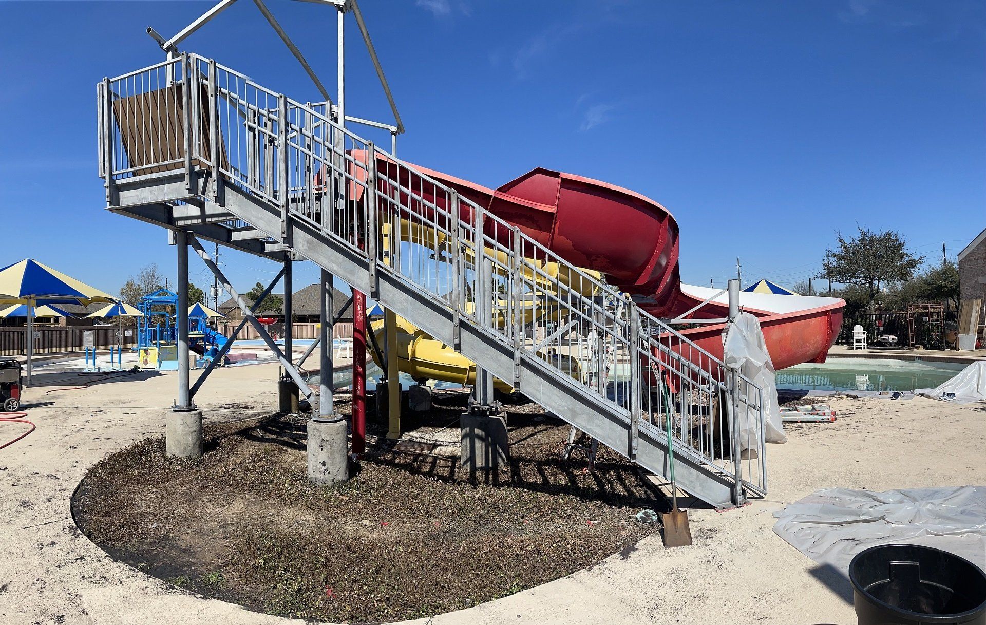 Playground Slide Stair Abrasive Blasting | Marquand, MO| Bare Metal Sandblasting