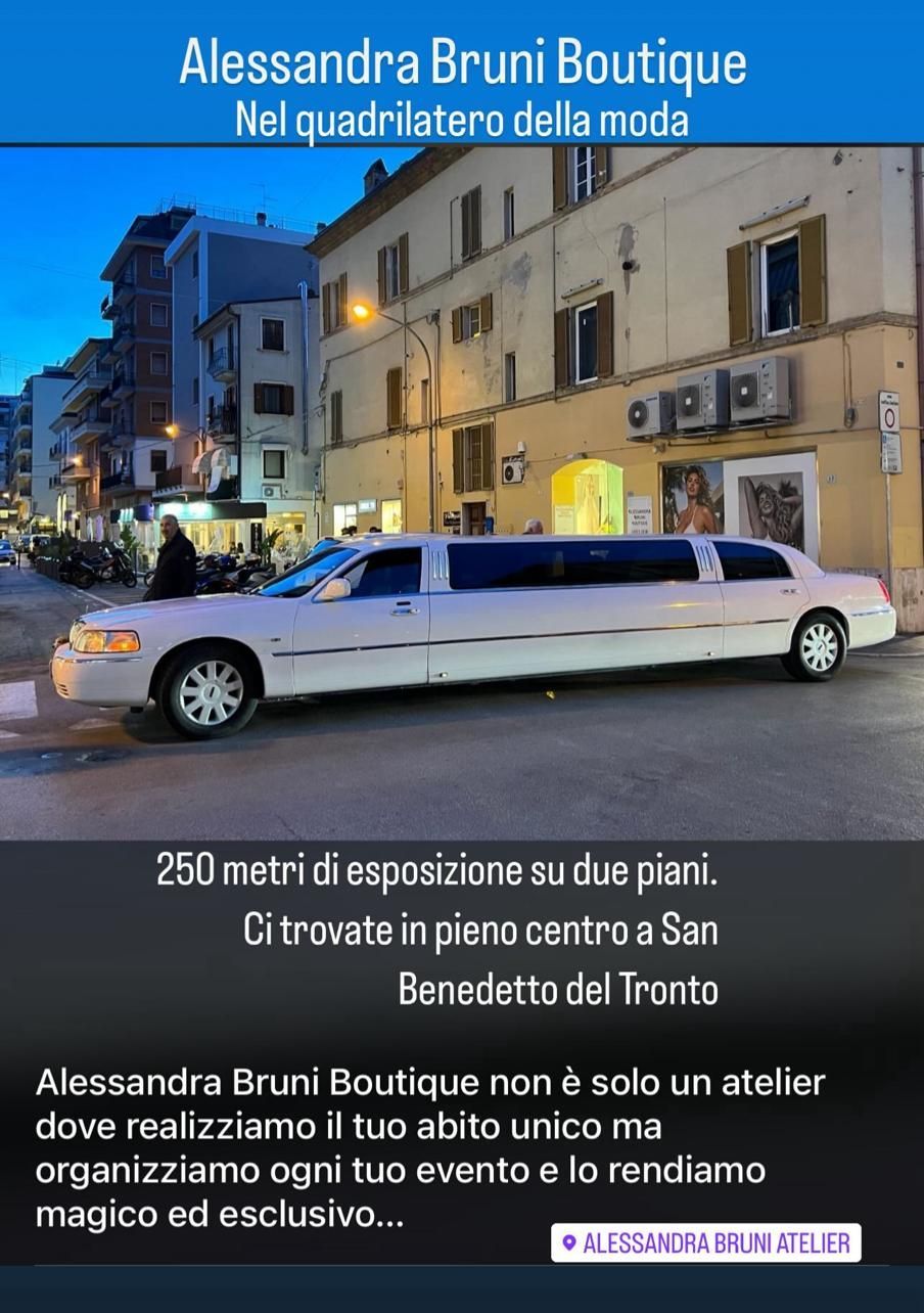 limousine alessandra bruni boutique atelier abiti sposa e sposo