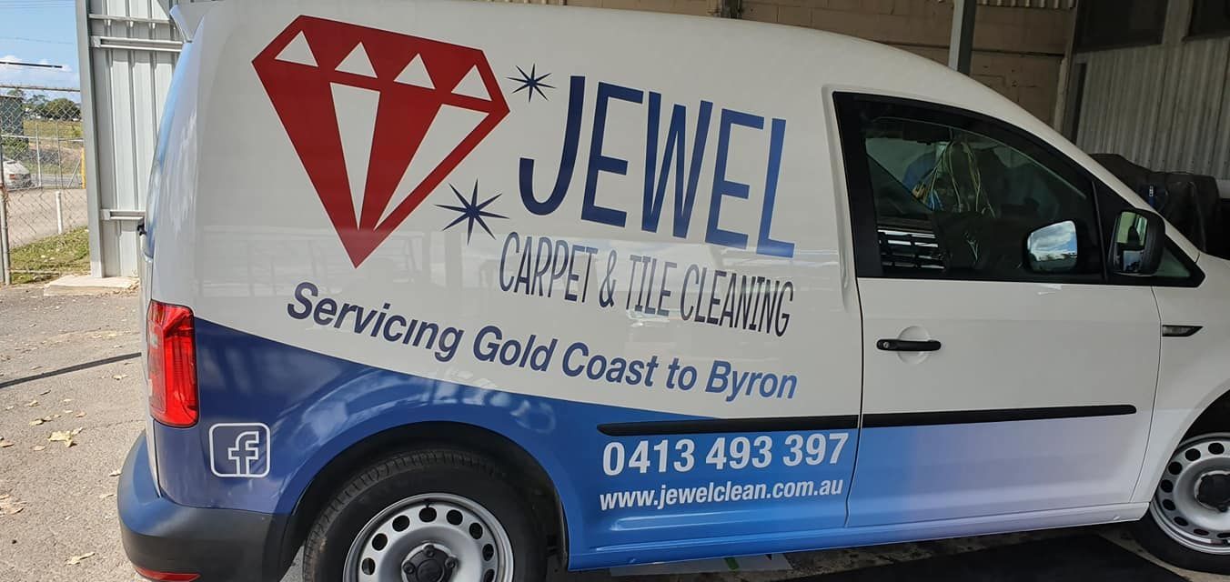 White Van with Print at The Side of It — Print Spot Group in South Murwillumbah, NSW