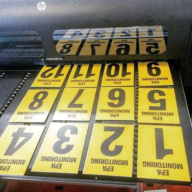 Printing Numbers In Yellow Paper — Print Spot Group in South Murwillumbah, NSW