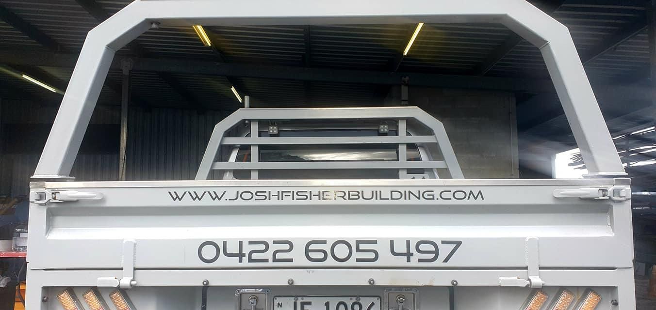 Company's Website And Phone Number At The Back Of The Truck — Print Spot Group In Tweed Heads, NSW