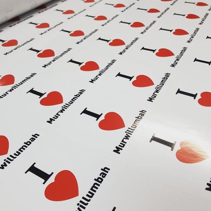 A bunch of printed hearts — Print Spot Group in South Murwillumbah, NSW