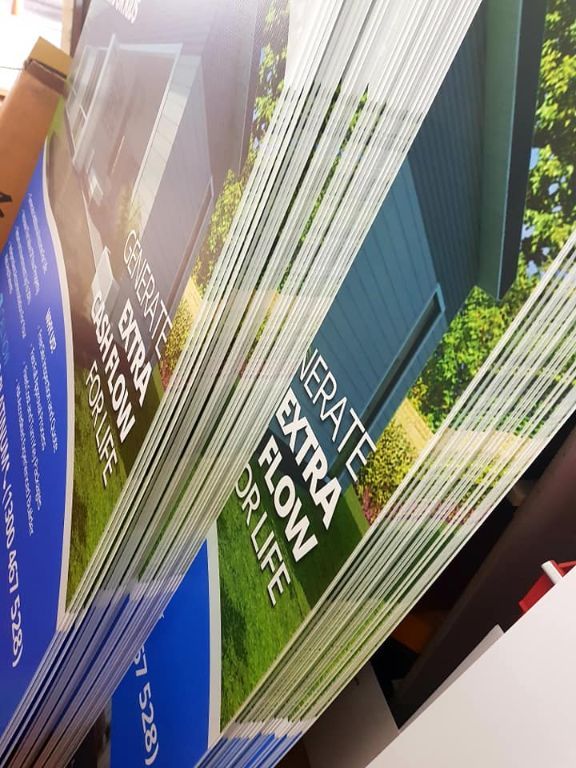 Stacks of Printed Signs — Print Spot Group In Tweed Heads, NSW