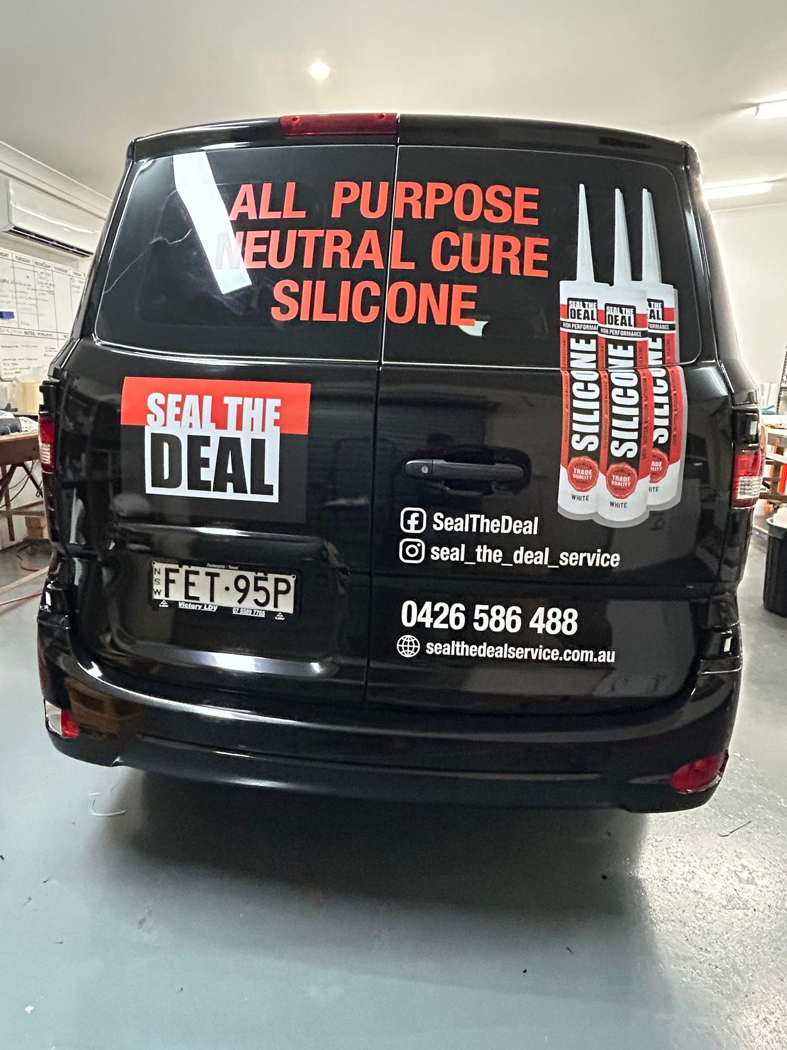 A Toyota Van is Parked in a Parking Lot — Print Spot Group in South Murwillumbah, NSW