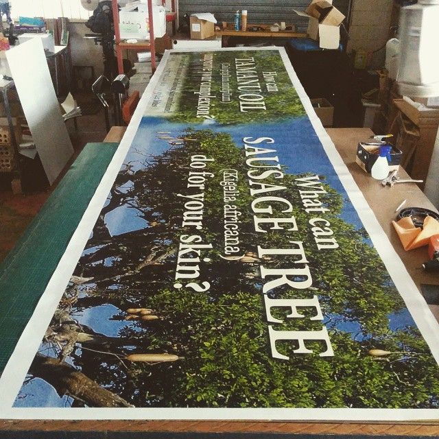 A Printed iBanner on the Table — Print Spot Group In Tweed Heads, NSW