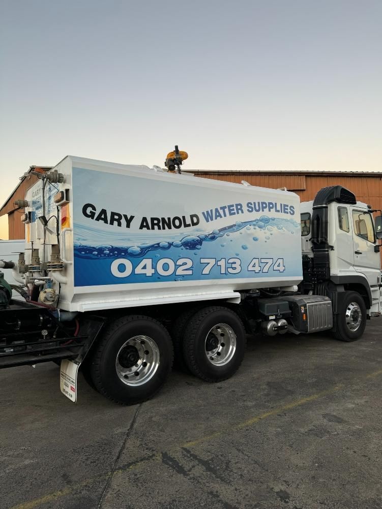 Truck With Printed Body In The Garage — Print Spot Group In Tweed Heads, NSW